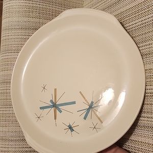 Retro MCM 50s 60s Salem North Star,Atomic Starburst serving platter
